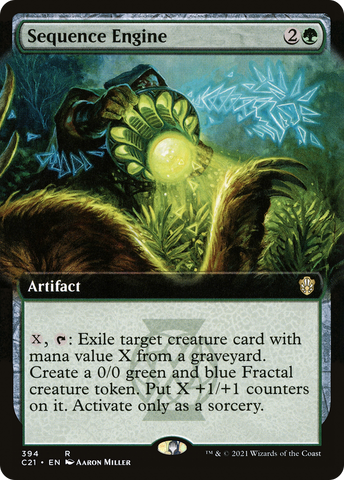 Sequence Engine (Extended Art) [Commander 2021] - The Mythic Store | 24h Order Processing