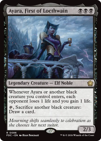 Ayara, First of Locthwain [Foundations Commander] - The Mythic Store | 24h Order Processing