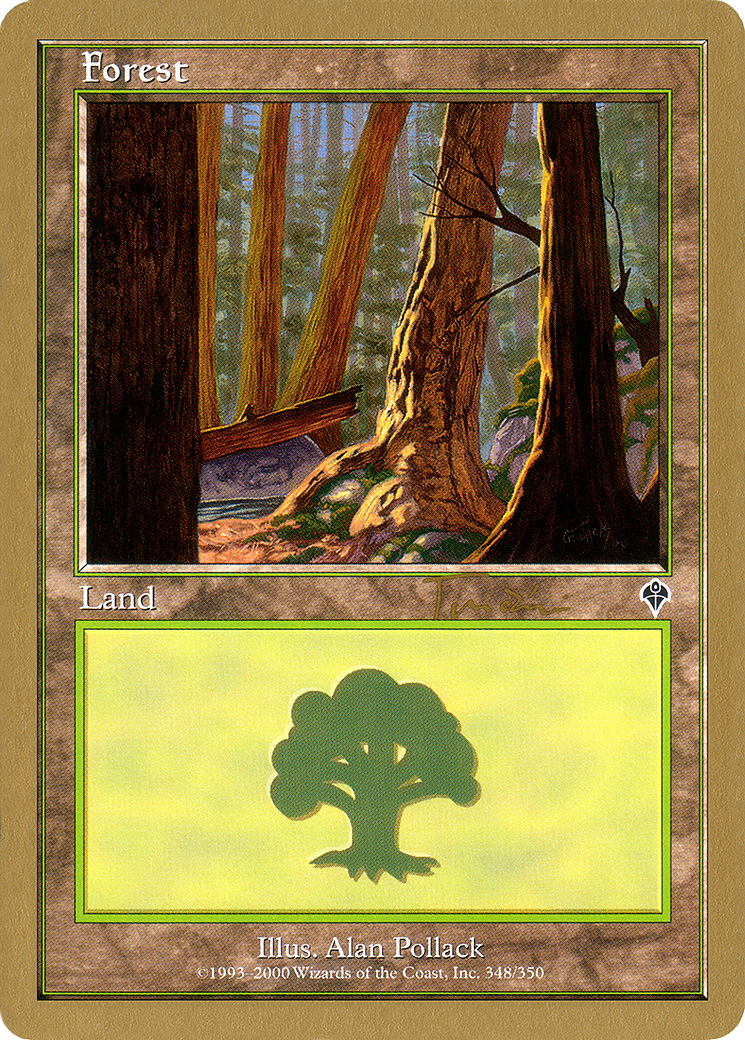 Forest (jt348a) (Jan Tomcani) [World Championship Decks 2001] - The Mythic Store | 24h Order Processing