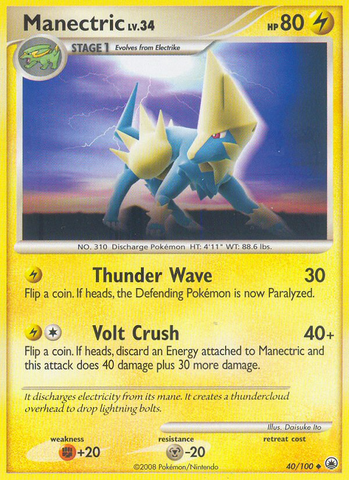 Manectric (40/100) [Diamond & Pearl: Majestic Dawn] - The Mythic Store | 24h Order Processing