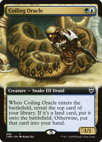 Coiling Oracle (Extended Art) [Commander Legends] - The Mythic Store | 24h Order Processing
