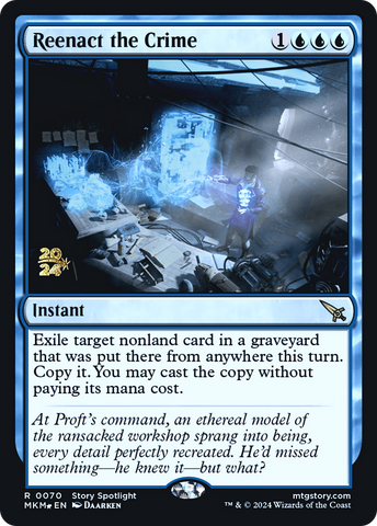 Reenact the Crime [Murders at Karlov Manor Prerelease Promos] - The Mythic Store | 24h Order Processing