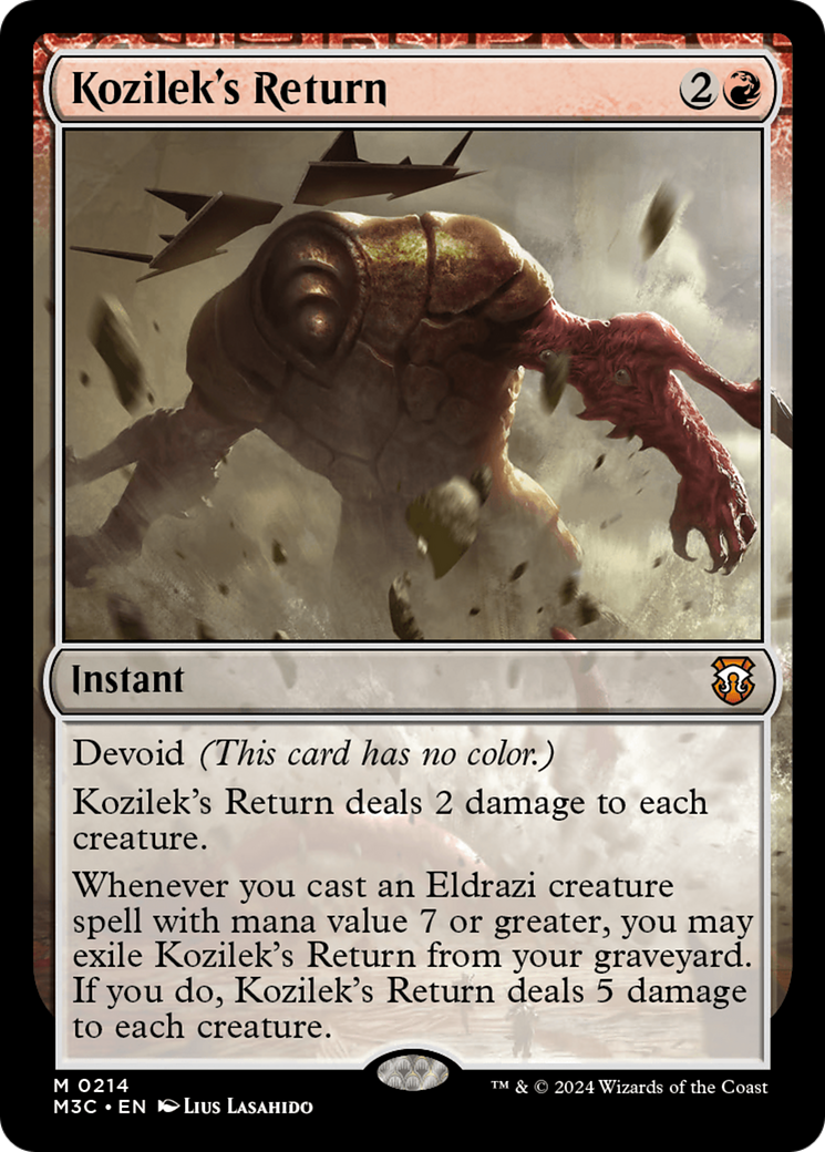 Kozilek's Return (Ripple Foil) [Modern Horizons 3 Commander] - The Mythic Store | 24h Order Processing