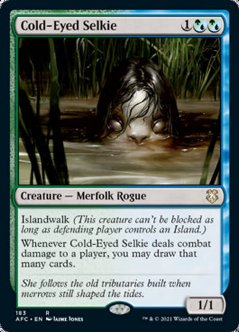 Cold-Eyed Selkie [Dungeons & Dragons: Adventures in the Forgotten Realms Commander] - The Mythic Store | 24h Order Processing