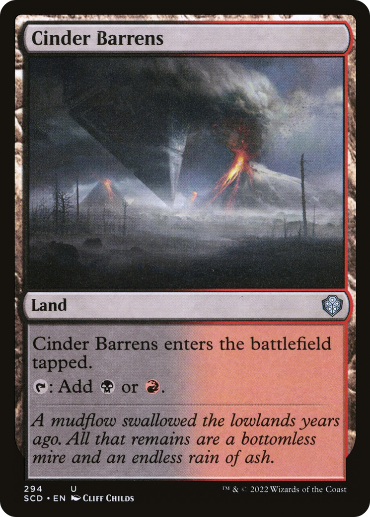 Cinder Barrens [Starter Commander Decks] - The Mythic Store | 24h Order Processing