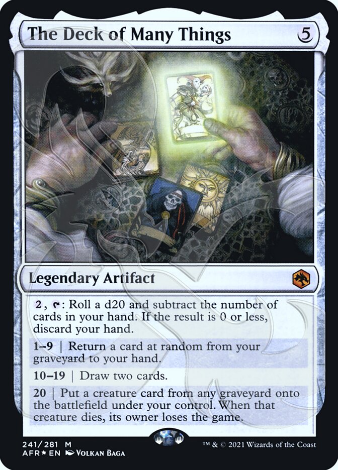 The Deck of Many Things (Ampersand Promo) [Dungeons & Dragons: Adventures in the Forgotten Realms Promos] - The Mythic Store | 24h Order Processing