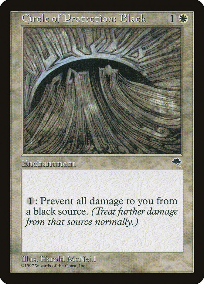 Circle of Protection: Black [Tempest] - The Mythic Store | 24h Order Processing