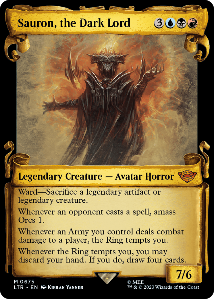Sauron, the Dark Lord [The Lord of the Rings: Tales of Middle-Earth Showcase Scrolls] - The Mythic Store | 24h Order Processing
