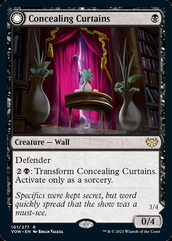 Concealing Curtains // Revealing Eye [Innistrad: Crimson Vow] - The Mythic Store | 24h Order Processing