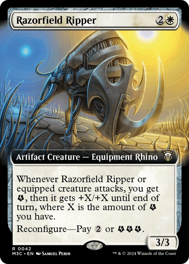 Razorfield Ripper (Extended Art) [Modern Horizons 3 Commander] - The Mythic Store | 24h Order Processing