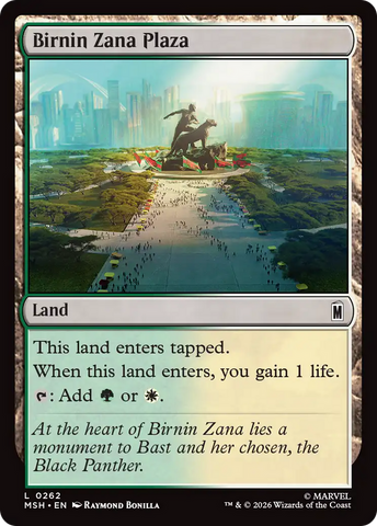 Birnin Zana Plaza [Marvel Super Heroes] - The Mythic Store | 24h Order Processing