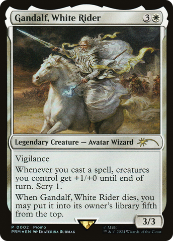 Gandalf, White Rider [Resale Promos] - The Mythic Store | 24h Order Processing