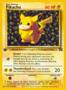 Pikachu (1) (1st Edition Misprint Promo) [Wizards of the Coast: Black Star Promos] - The Mythic Store | 24h Order Processing
