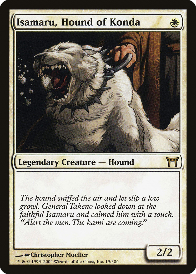 Isamaru, Hound of Konda [Champions of Kamigawa] - The Mythic Store | 24h Order Processing