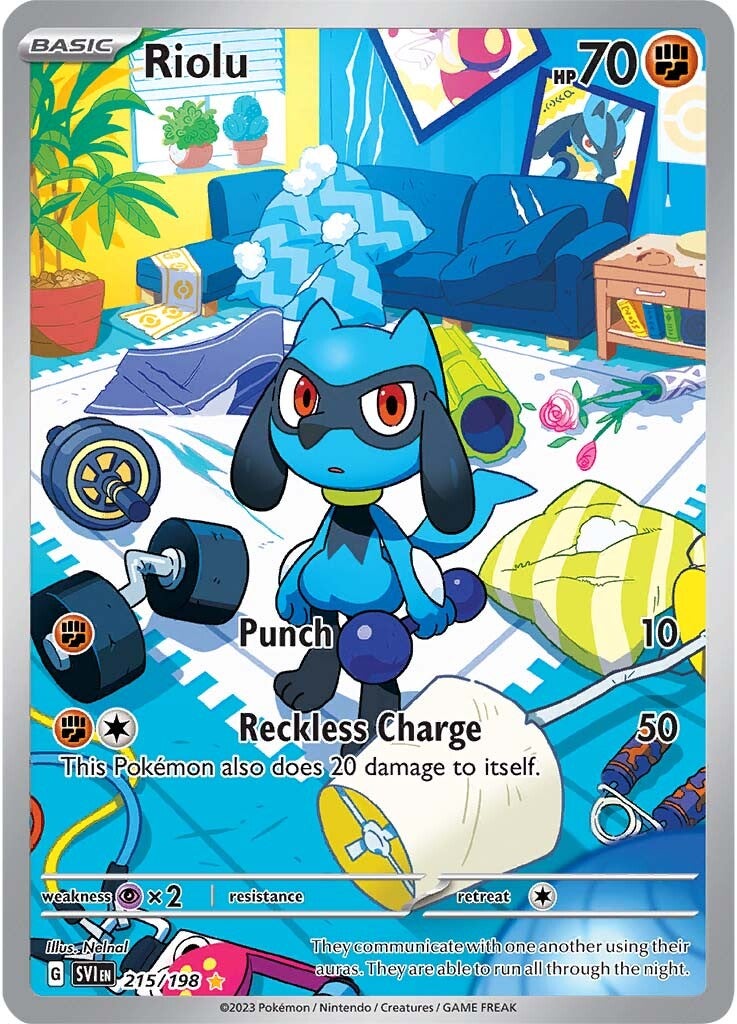 Riolu (215/198) [Scarlet & Violet: Base Set] - The Mythic Store | 24h Order Processing