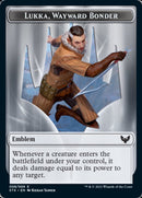 Elemental // Lukka, Wayward Bonder Emblem Double-Sided Token [Strixhaven: School of Mages Tokens] - The Mythic Store | 24h Order Processing