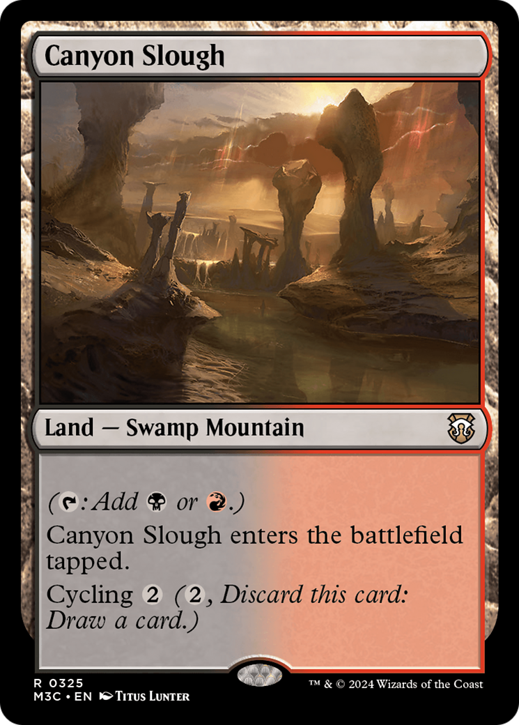 Canyon Slough (Ripple Foil) [Modern Horizons 3 Commander] - The Mythic Store | 24h Order Processing