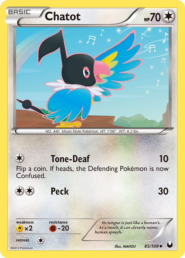 Chatot (85/108) [Black & White: Dark Explorers] - The Mythic Store | 24h Order Processing