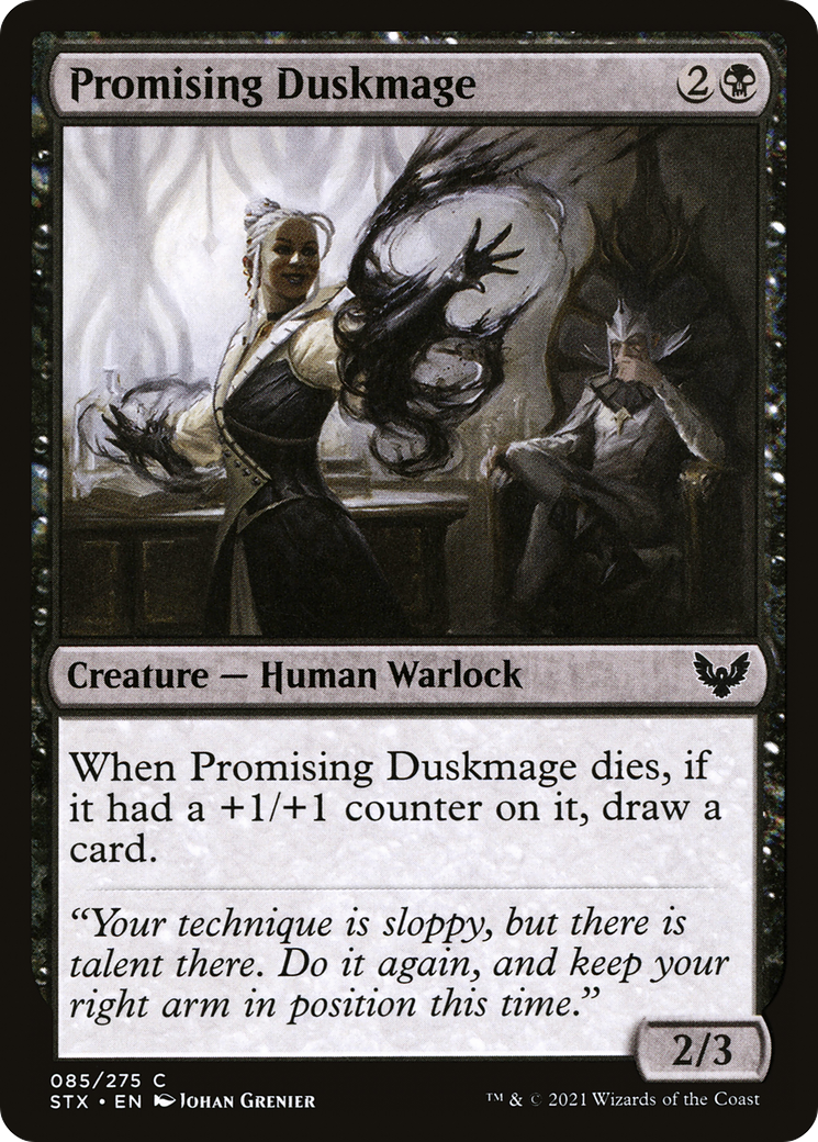 Promising Duskmage [Strixhaven: School of Mages] - The Mythic Store | 24h Order Processing