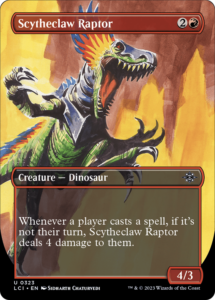 Scytheclaw Raptor (Borderless) [The Lost Caverns of Ixalan] - The Mythic Store | 24h Order Processing