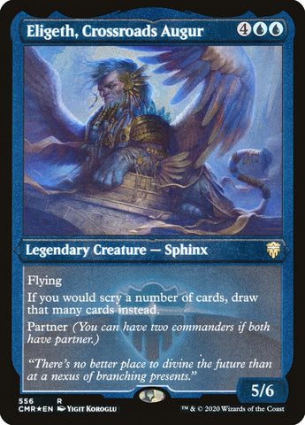 Eligeth, Crossroads Augur (Etched) [Commander Legends] - The Mythic Store | 24h Order Processing