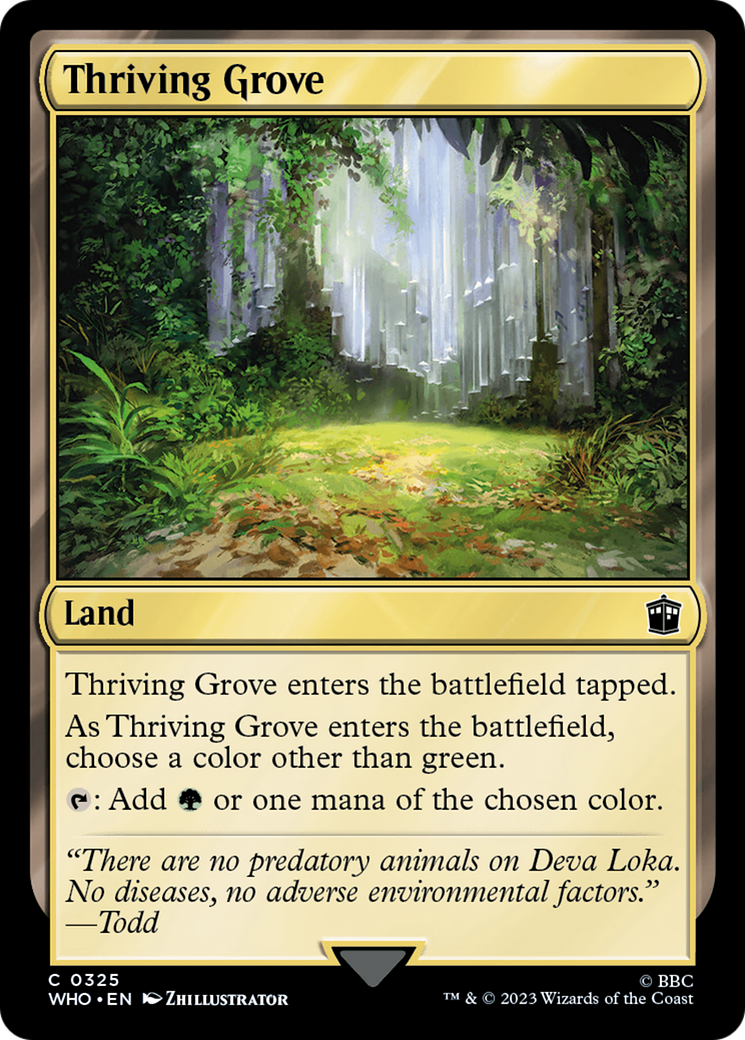 Thriving Grove [Doctor Who] - The Mythic Store | 24h Order Processing