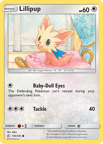 Lillipup (174/236) [Sun & Moon: Cosmic Eclipse] - The Mythic Store | 24h Order Processing