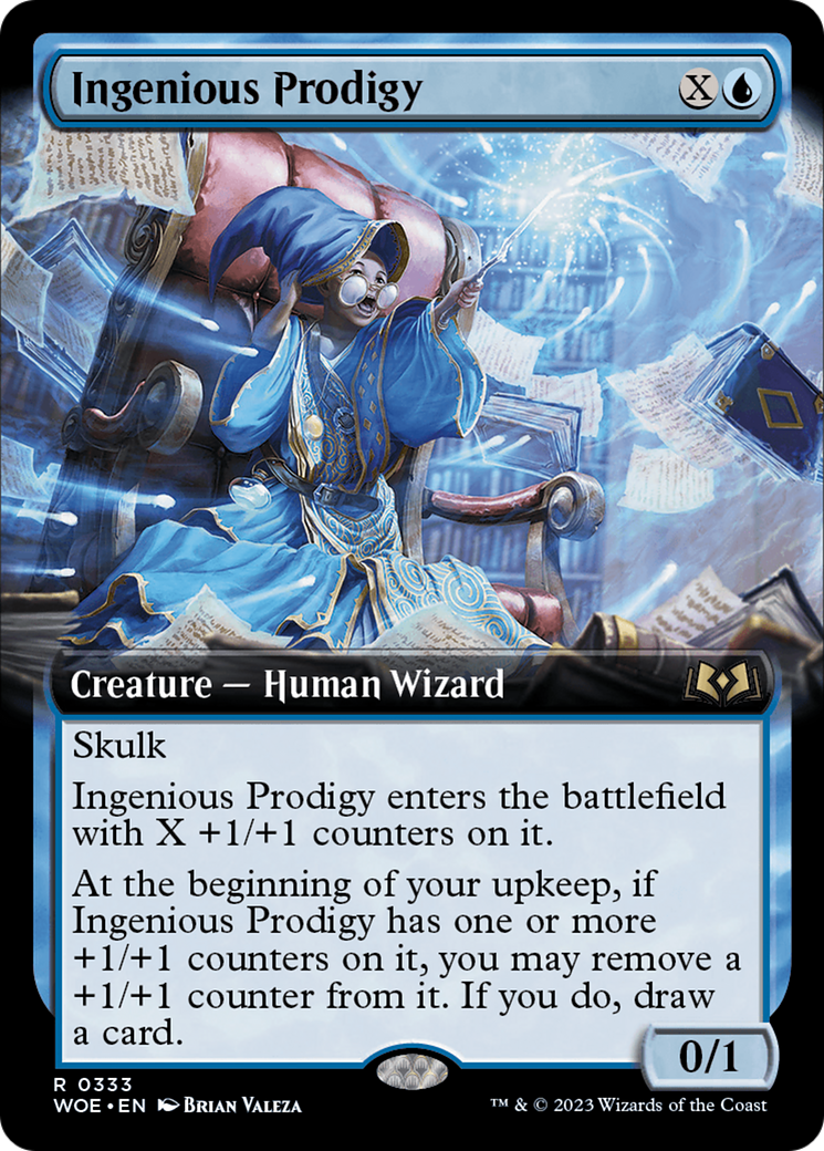 Ingenious Prodigy (Extended Art) [Wilds of Eldraine] - The Mythic Store | 24h Order Processing