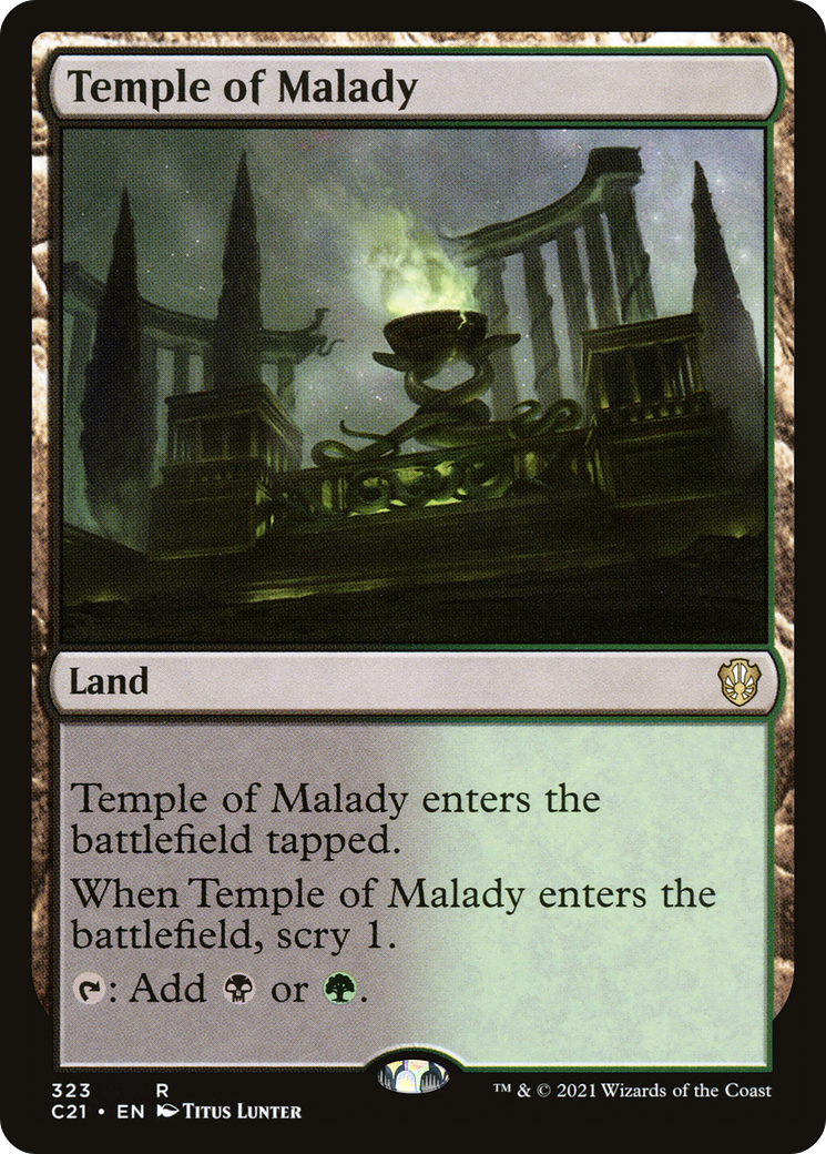 Temple of Malady [Commander 2021] - The Mythic Store | 24h Order Processing
