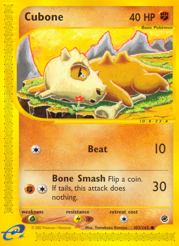 Cubone (103/165) [Expedition: Base Set] - The Mythic Store | 24h Order Processing