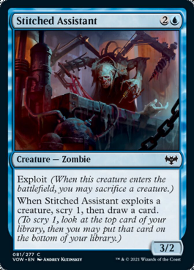 Stitched Assistant [Innistrad: Crimson Vow] - The Mythic Store | 24h Order Processing