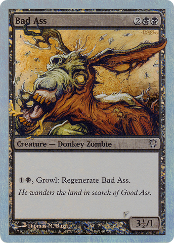 Bad Ass (Alternate Foil) [Unhinged] - The Mythic Store | 24h Order Processing