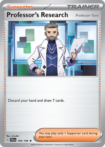 Professor's Research (190/198) (Theme Deck Exclusive) [Scarlet & Violet: Base Set] - The Mythic Store | 24h Order Processing