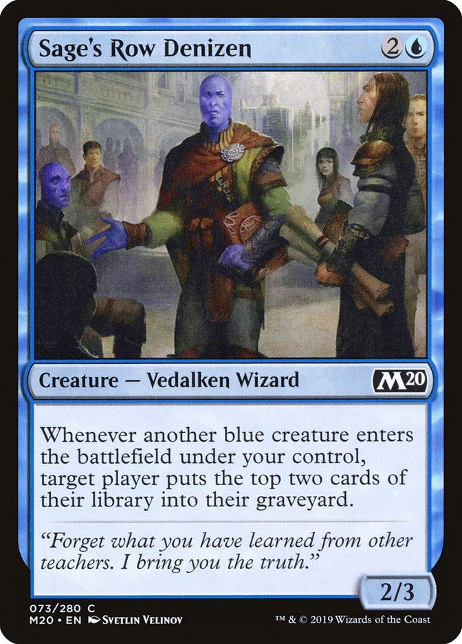 Sage's Row Denizen [Core Set 2020] - The Mythic Store | 24h Order Processing