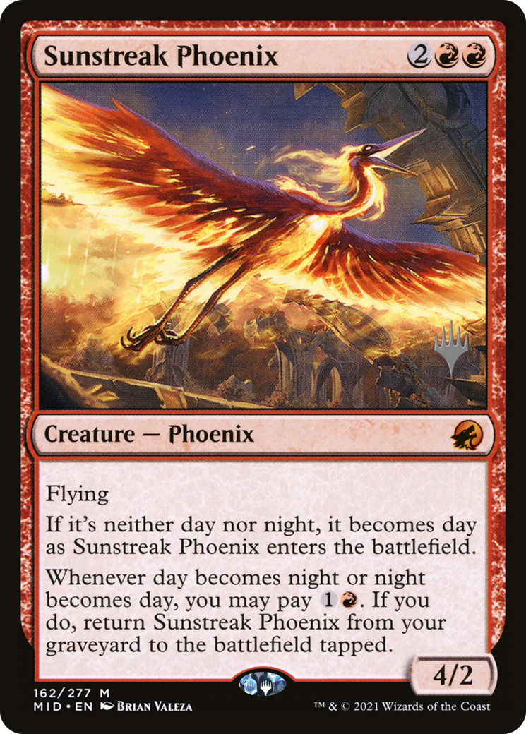 Sunstreak Phoenix (Promo Pack) [Innistrad: Midnight Hunt Promos] - The Mythic Store | 24h Order Processing
