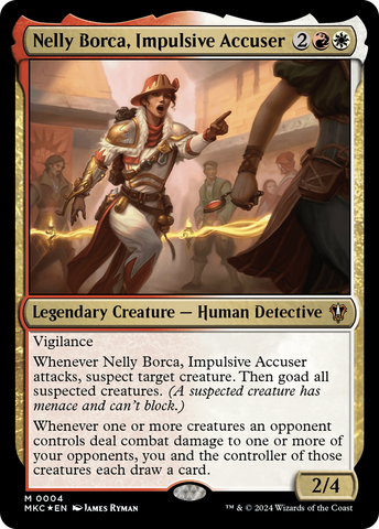 Nelly Borca, Impulsive Accuser [Murders at Karlov Manor Commander] - The Mythic Store | 24h Order Processing