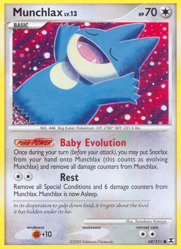 Munchlax (69/111) [Platinum: Rising Rivals] - The Mythic Store | 24h Order Processing