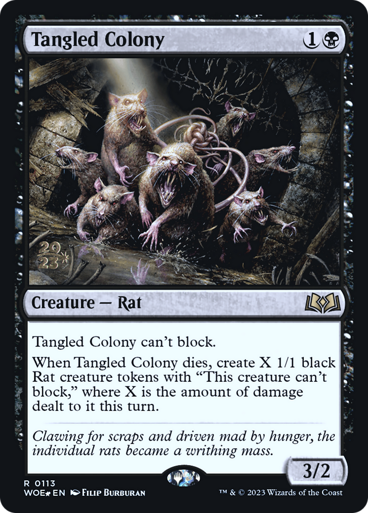 Tangled Colony [Wilds of Eldraine Prerelease Promos] - The Mythic Store | 24h Order Processing