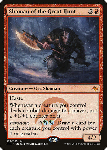 Shaman of the Great Hunt [Fate Reforged] - The Mythic Store | 24h Order Processing
