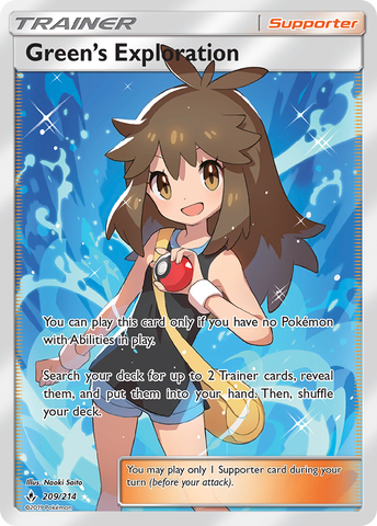 Green's Exploration (209/214) [Sun & Moon: Unbroken Bonds] - The Mythic Store | 24h Order Processing