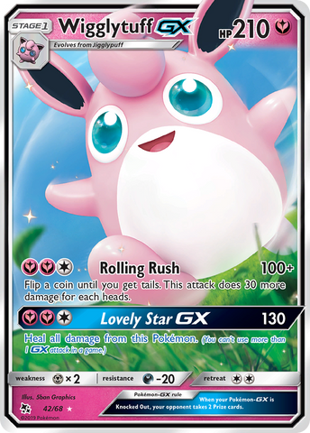 Wigglytuff GX (42/68) [Sun & Moon: Hidden Fates] - The Mythic Store | 24h Order Processing