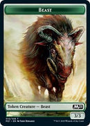 Beast // Knight Double-Sided Token [Core Set 2021 Tokens] - The Mythic Store | 24h Order Processing