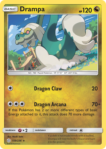 Drampa (159/236) [Sun & Moon: Cosmic Eclipse] - The Mythic Store | 24h Order Processing