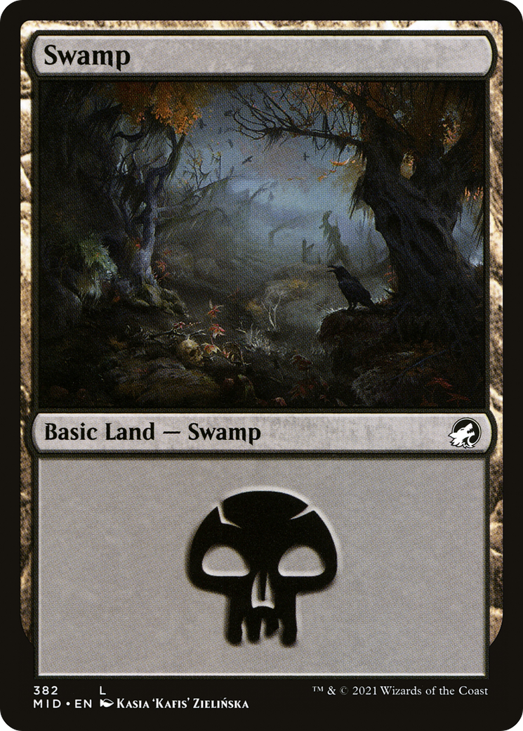 Swamp (382) [Innistrad: Midnight Hunt] - The Mythic Store | 24h Order Processing