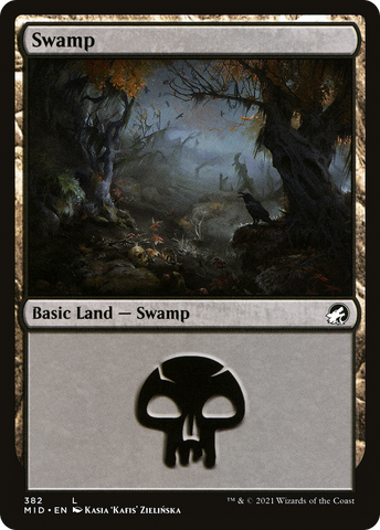 Swamp (382) [Innistrad: Midnight Hunt] - The Mythic Store | 24h Order Processing