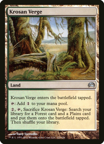 Krosan Verge [Planechase 2012] - The Mythic Store | 24h Order Processing