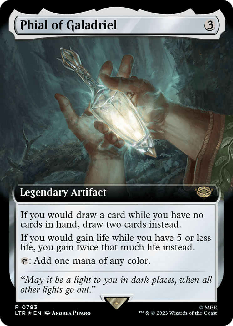 Phial of Galadriel (Extended Art) (Surge Foil) [The Lord of the Rings: Tales of Middle-Earth] - The Mythic Store | 24h Order Processing
