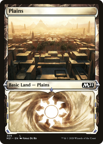 Plains (309) (Showcase) [Core Set 2021] - The Mythic Store | 24h Order Processing