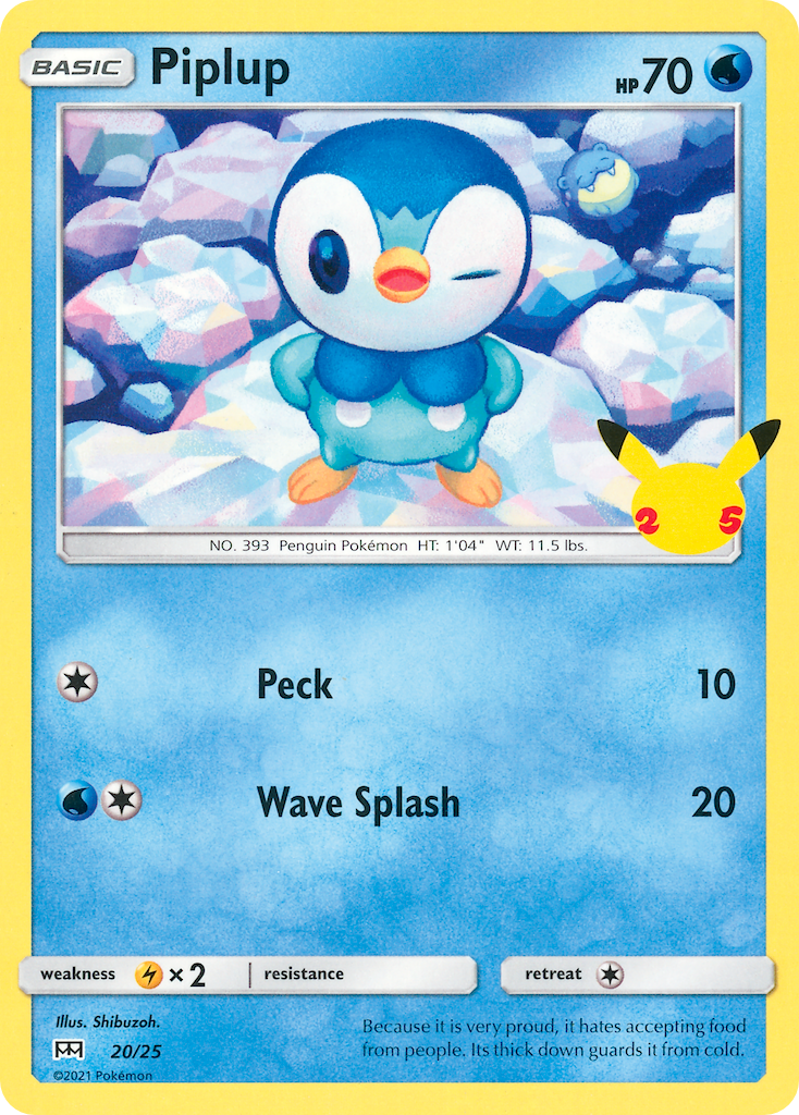 Piplup (20/25) [McDonald's 25th Anniversary] - The Mythic Store | 24h Order Processing