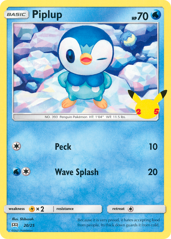 Piplup (20/25) [McDonald's 25th Anniversary] - The Mythic Store | 24h Order Processing